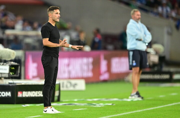 „Gibt keine Trainerdiskussion“: St. Pauli-Konkurrent hält an Chefcoach fest